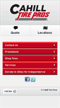 Mobile Screenshot of cahilltire.com